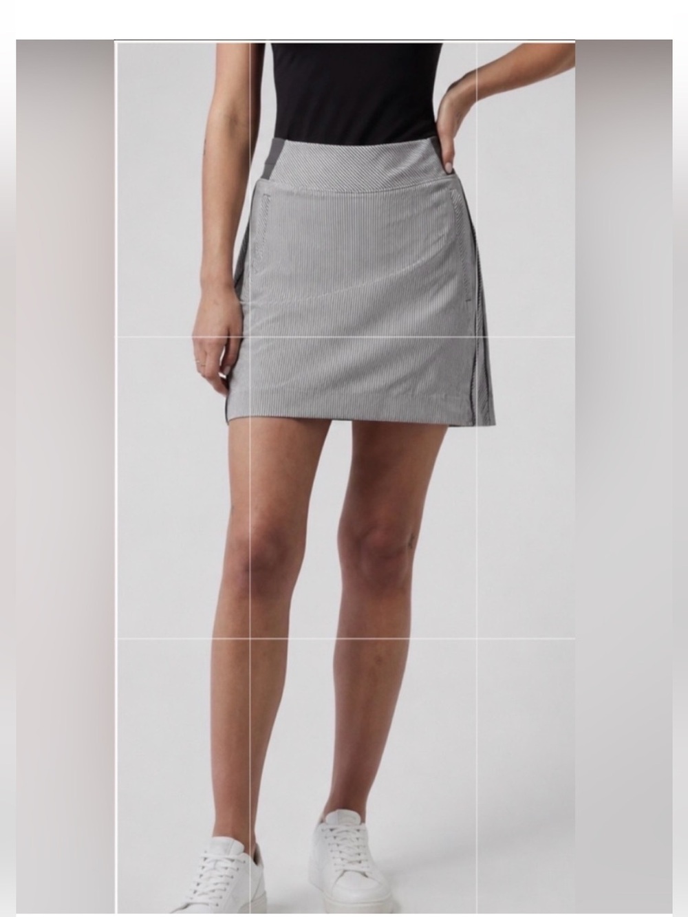 Athleta Striped Brooklyn Skort Size 10